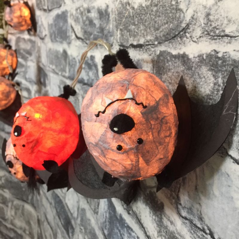 Fledermäuse für Halloween Beitragsbild