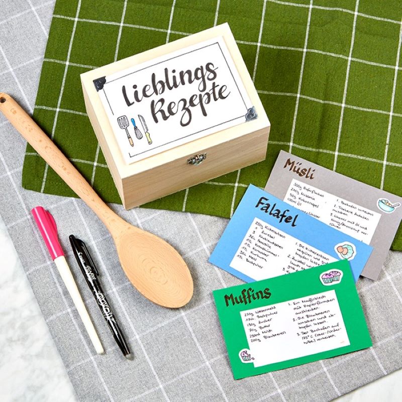 Box für Lieblingsrezepte